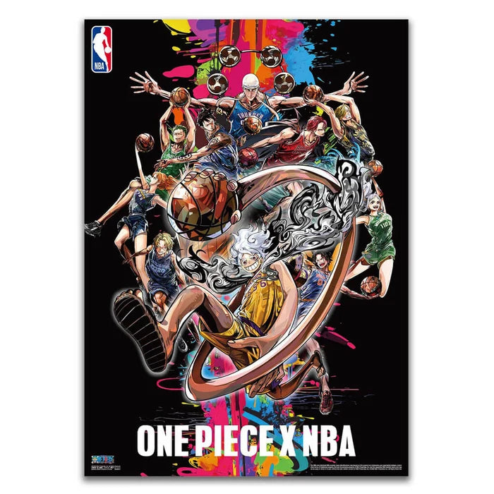 NBA x One piece Poster