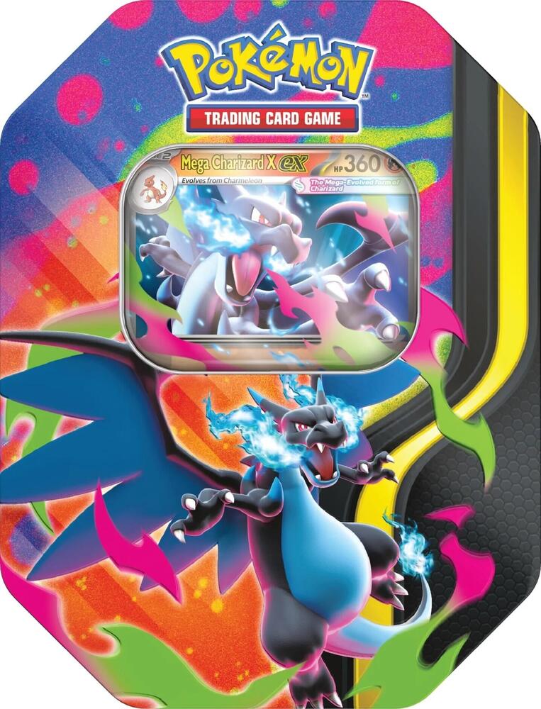 Mega Charizard Tin (Mega Charizard X) English