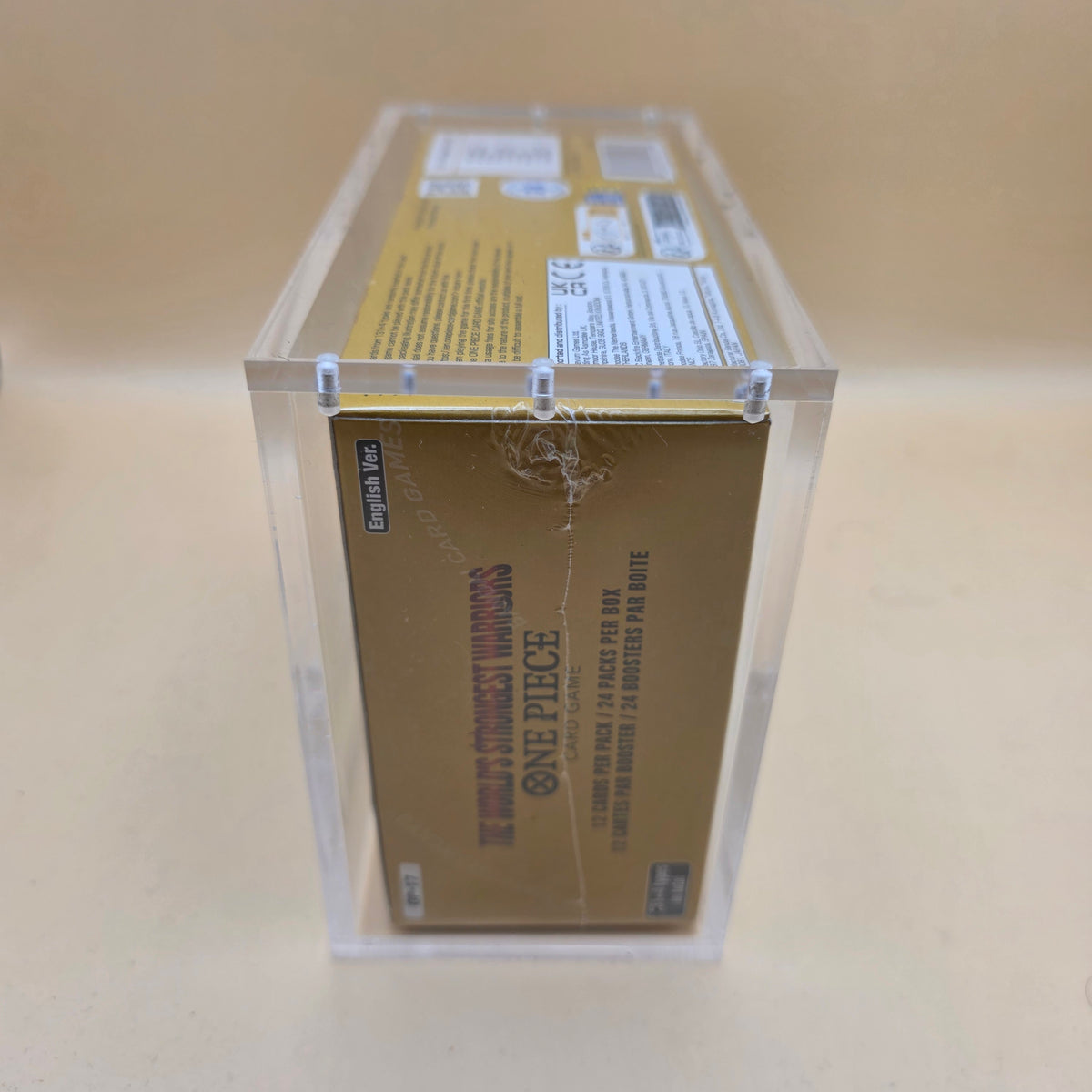 Magnetic acrylic case OP booster box
