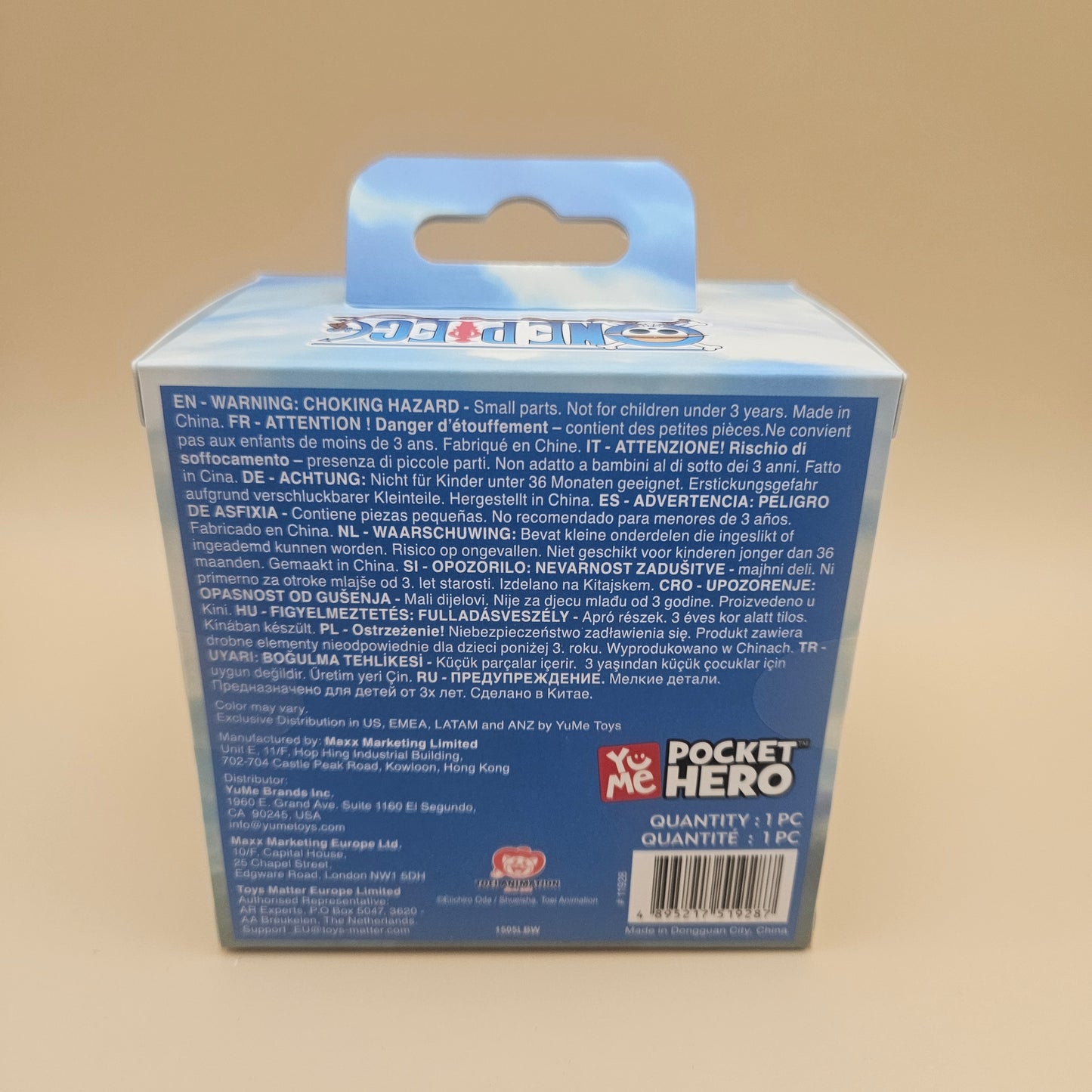 OP Pocket hero 3d key chain blind box