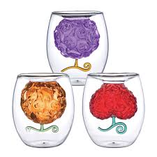 Devile fruit double-wall glass (set of 3)