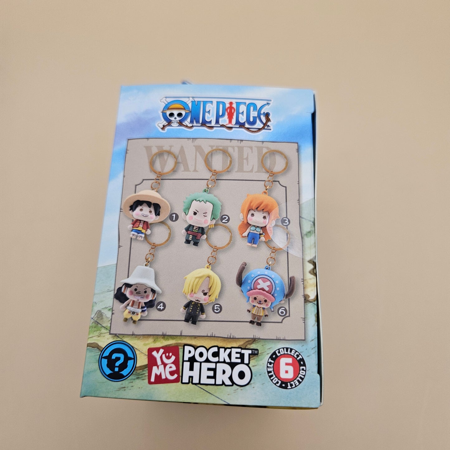 OP Pocket hero 3d key chain blind box