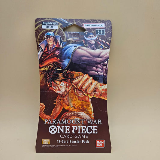 OP-02 Sleeved Booster Pack - Paramount War - sealed