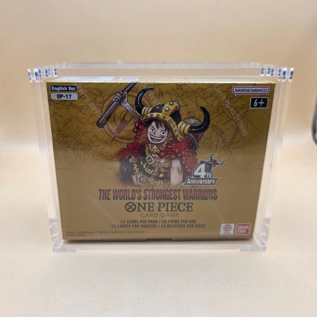 Magnetic acrylic case OP booster box