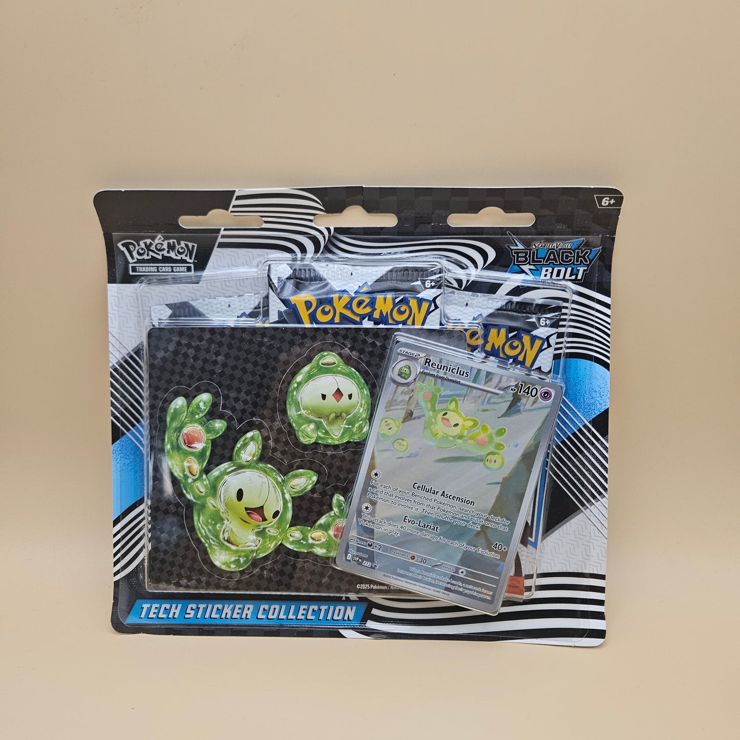 Black bolt tech sticker