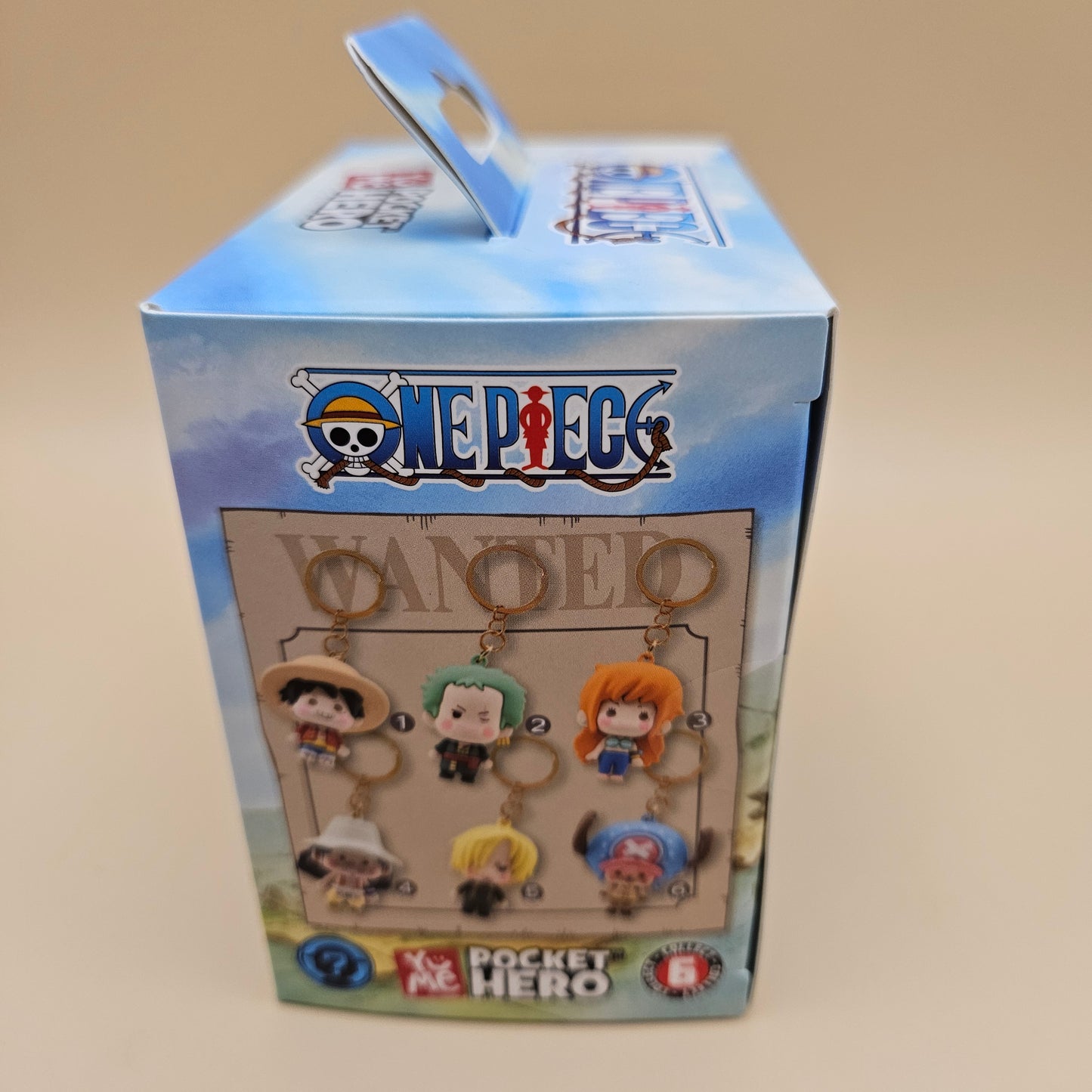 OP Pocket hero 3d key chain blind box